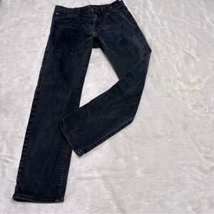 Gap straight gapflex faded black jeans. 28” inseam 9.5”‎ rise. Has stretch.